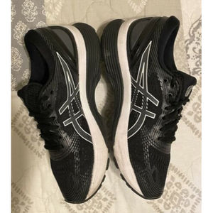 Asics Gel Nimbus 21 Running Shoes - Black & White - Women's Size 7.5 #1012A156